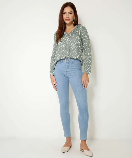 Calça Jeans Skinny Feminina Biotipo