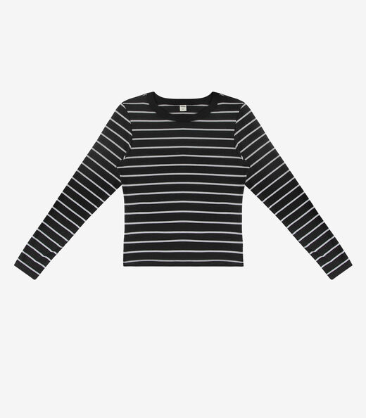 Image_Blusa Manga Longa Feminina Listrada Plus Rovitex Preto