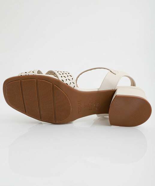 Sandália Feminina Salto Grosso Modare