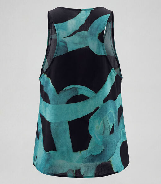 Regata Feminina Em Viscose Infinita Cor Azul