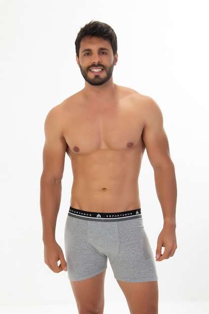 Kit 3 Cuecas Boxer Algodão Concept Lingerie Multicolorido