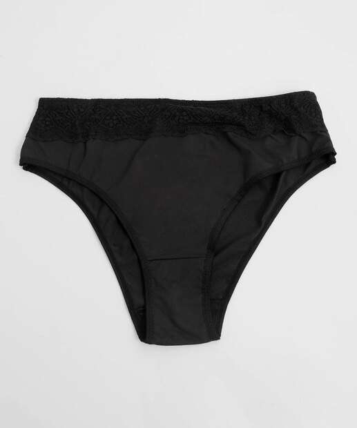 Kit 2 Calcinhas Plus Size Biquíni Microfibra Marisa