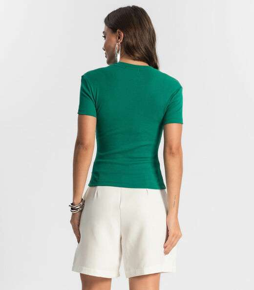 Blusa Feminina Em Ribana Endless Verde