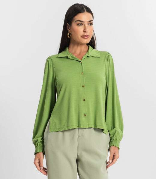 Camisa Feminina Manga Longa Endless Verde