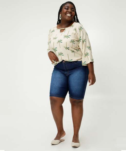 Image_Bermuda Plus Size Feminina Jeans