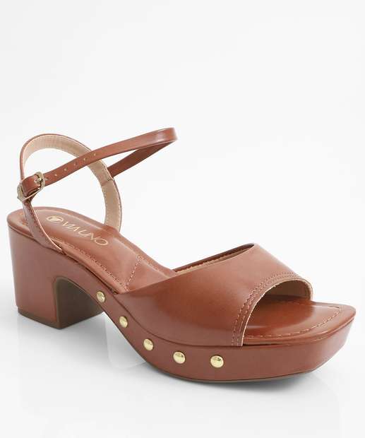 Image_Sandália Feminina Salto Grosso Via Uno Caramelo