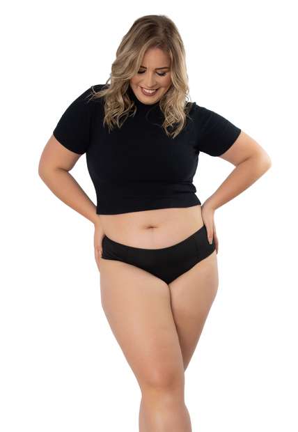 Kit 5 Calcinhas Bombom Plus Size Microfibra Concept Lingerie Multicolorido