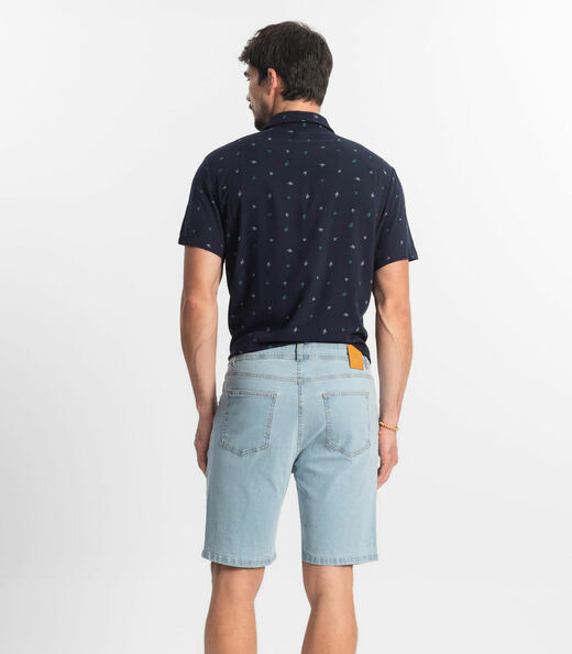 Bermuda Masculina Jeans Diametro Azul