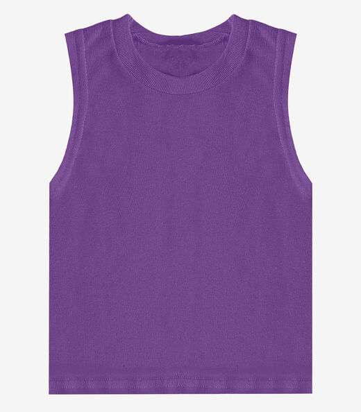 Regata Básica Infantil Lisa Soletex Roxo