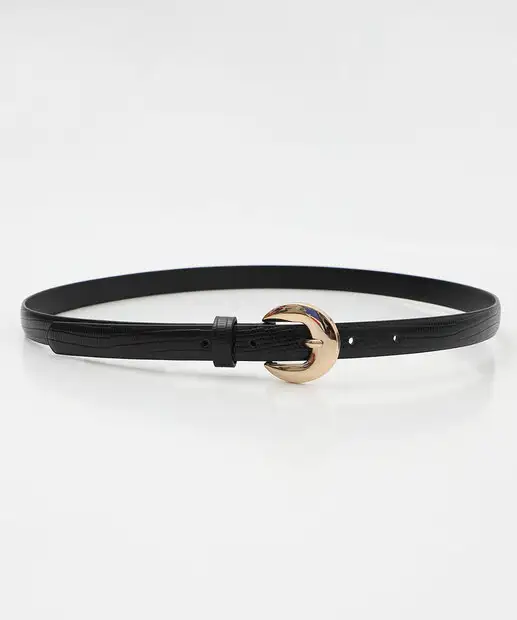 Cinto Feminino Fivela Textura Marisa Preto