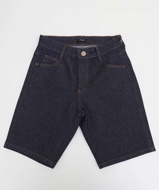 Bermuda Masculina Reta Zune Jeans Azul