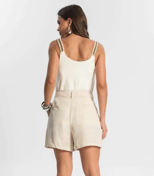 Bermuda Feminina Endless Bege