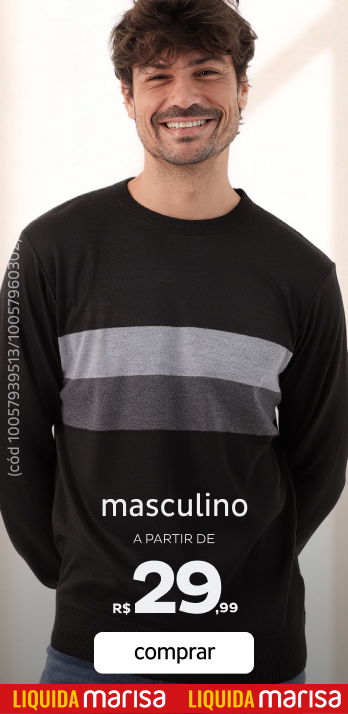 Moda Masculina a partir de R$29,99