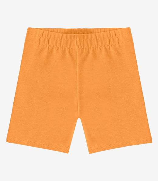 Bermuda Ciclista Infantil Básica Soletex Laranja