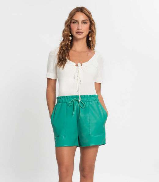 Image_Shorts Feminino Sintético Endless Verde