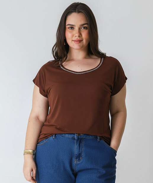 Image_Blusa Plus Size Feminina Manga Curta Marisa Off White