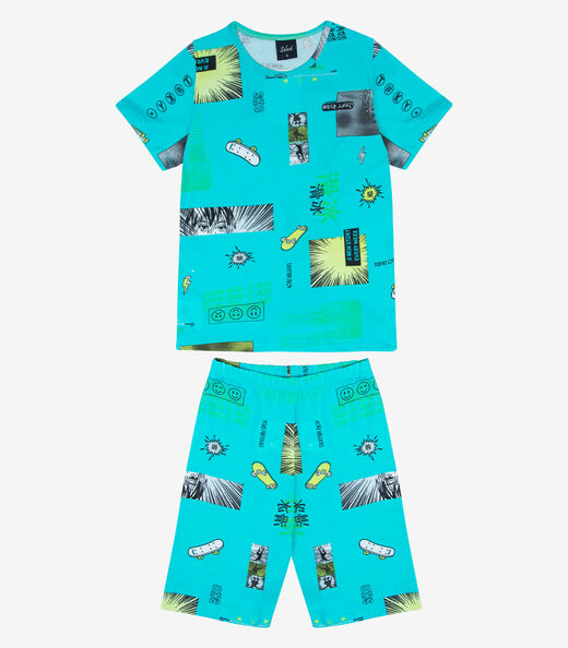 Pijama Infantil Menino Select Verde