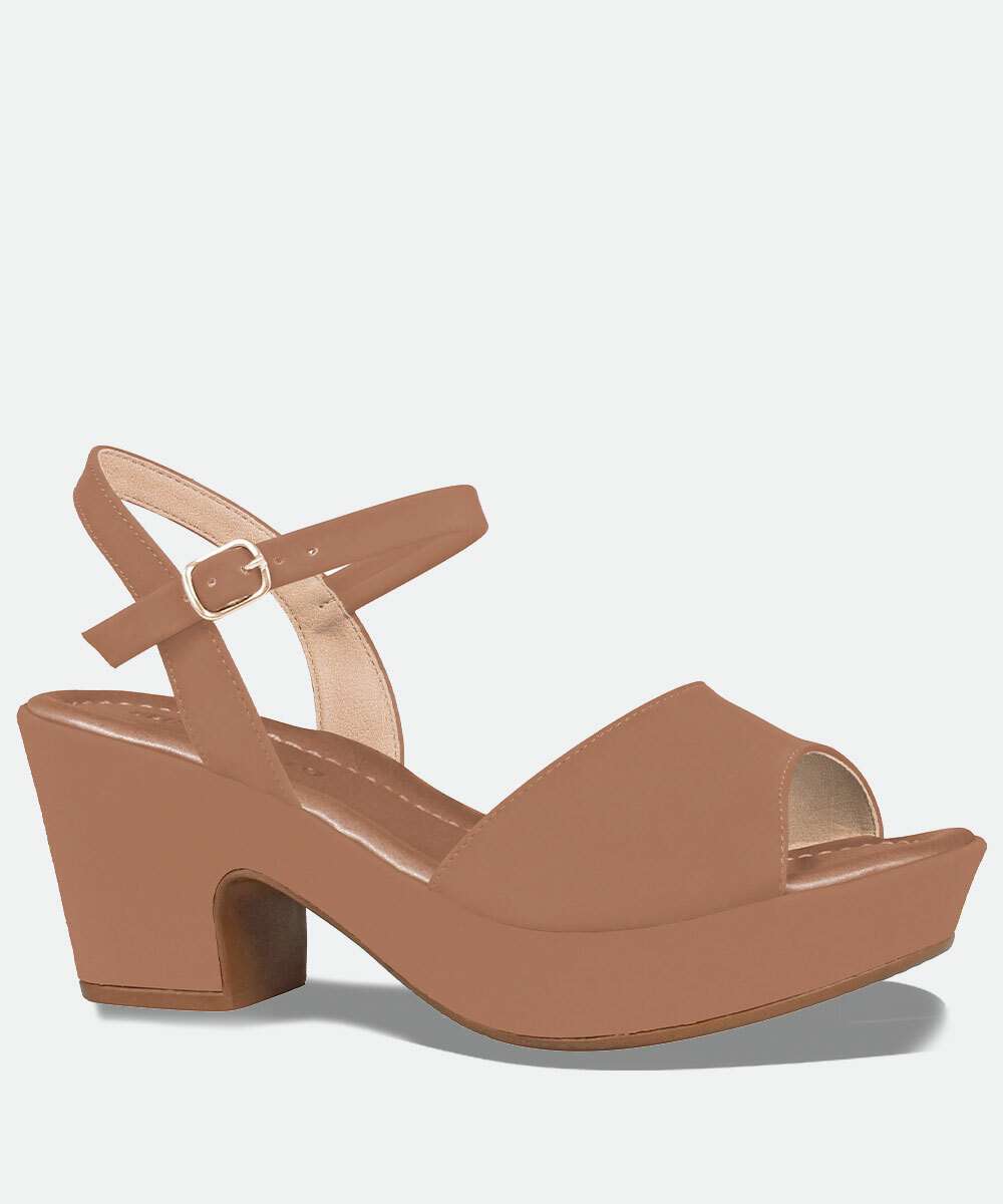 Sandália Meia Pata Feminina Nobuck Renata Mello Marisa