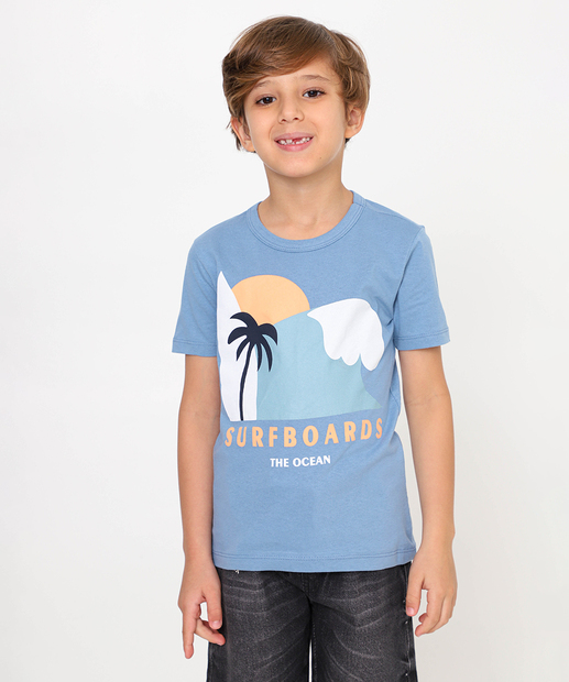 Image_Camiseta Infantil Manga Curta Estampada MR Tam 4 a 10 Azul