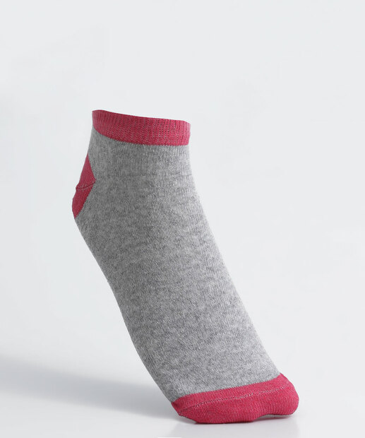 Kit 5 Pares Meias Soquete Feminina Estampadas Marisa
