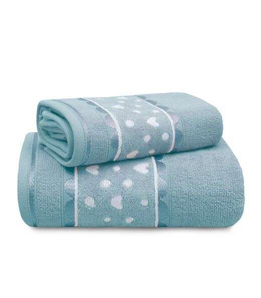 Toalha De Banho Charme Appel Azul