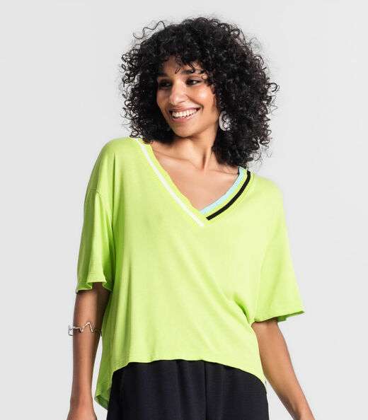 Blusa Feminina Em Visco Tricot Rovitex Verde