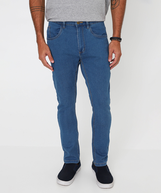 Calça Masculina Jeans Skinny Jezzian Azul