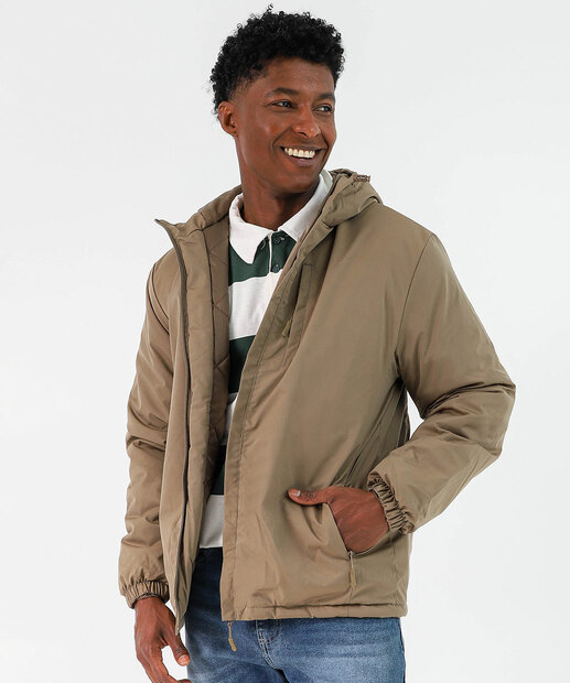 Image_Jaqueta Masculina com Capuz Marisa Bege 