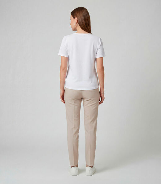 Blusa Feminina Básica Infinita Cor Branco