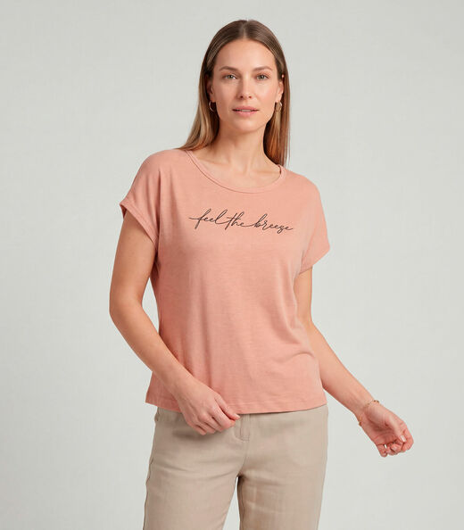 Blusa Feminina em Visco Tricot Infinita Cor Marrom