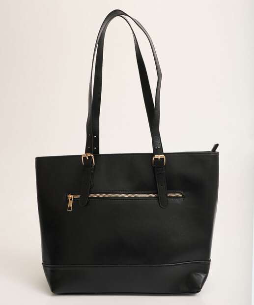 Bolsa De Ombro Tote Feminina Marisa Preto 