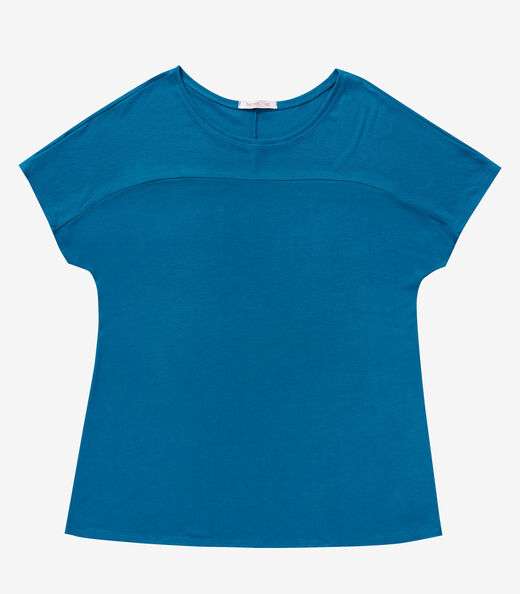 Image_Blusa Visco Tricot Plus Size Secret Glam Azul