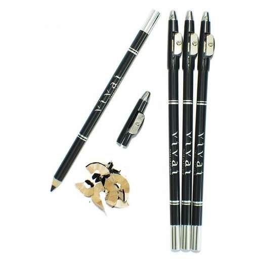 Image_Lápis de Olho Preto com Apontador Vivai