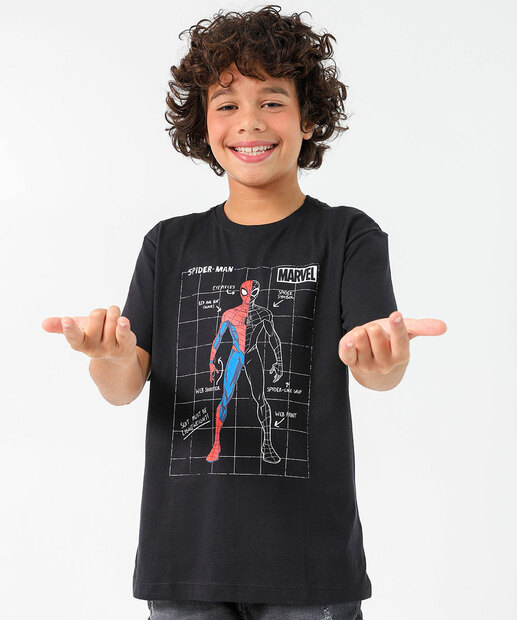Image_Camiseta Juvenil Homem Aranha Marvel Tam 10 a 16