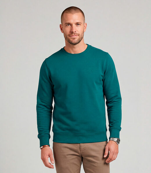 Blusão Masculino Moletom 3 Cabos Felpado Diametro Verde