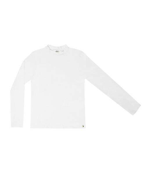 Blusa Feminina Manga Longa Gola Alta Rovitex Branco