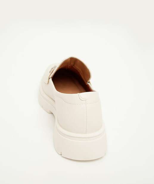 Mocassim Loafer Feminino Strass Tratorado Vizzano