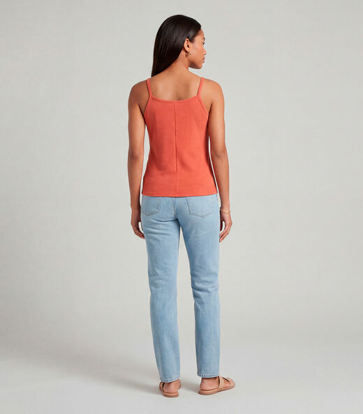 Blusa Feminina Com Alça  Fina Infinita Cor Vermelho