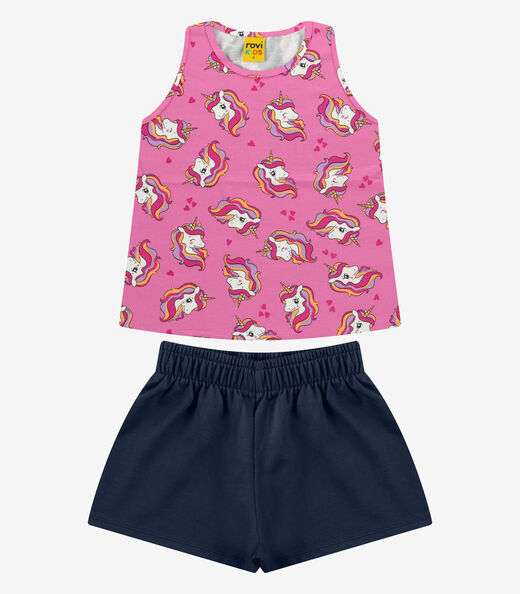 Image_Conjunto Regata com Shorts Menina Rovi Kids Rosa