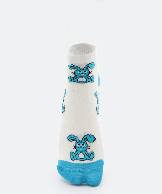 Kit 2 Meias Infantil Turma Da Mônica Vermelho