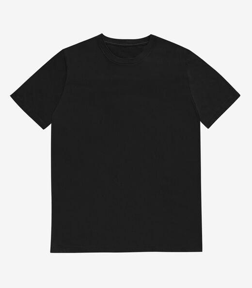 Camiseta Masculina Manga Curta Básica Select Preto