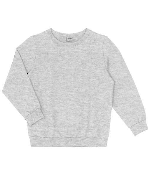 Image_Blusão Infantil Moletom Básico Rovitex Kids Cinza