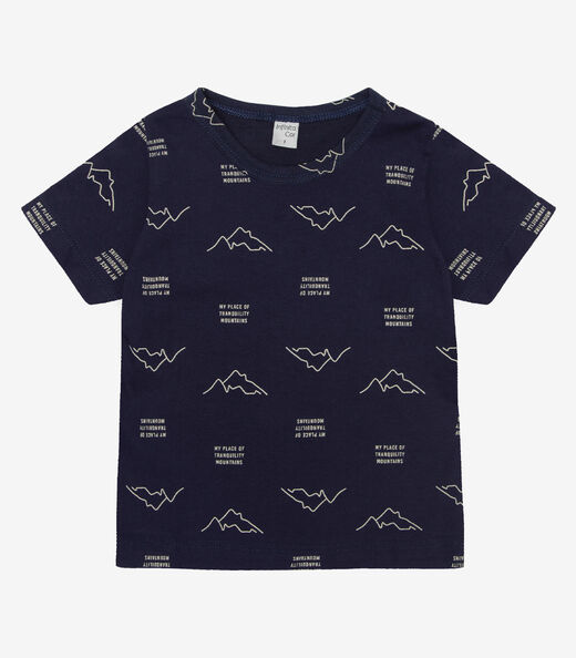 Image_Camiseta Infantil Masculina Animais Infinita Cor Azul