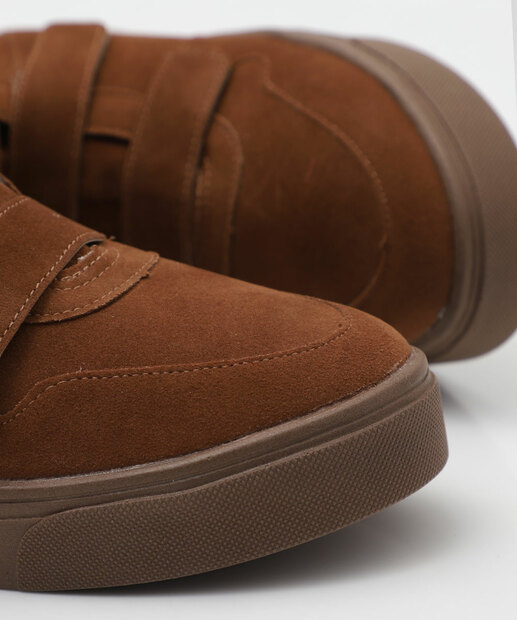 Tênis Feminino Cano Alto Via Uno Caramelo