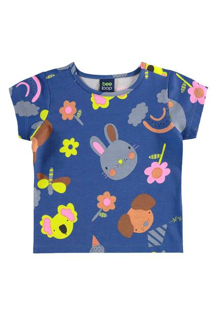 Conjunto Infantil Blusa e Short Bee Loop