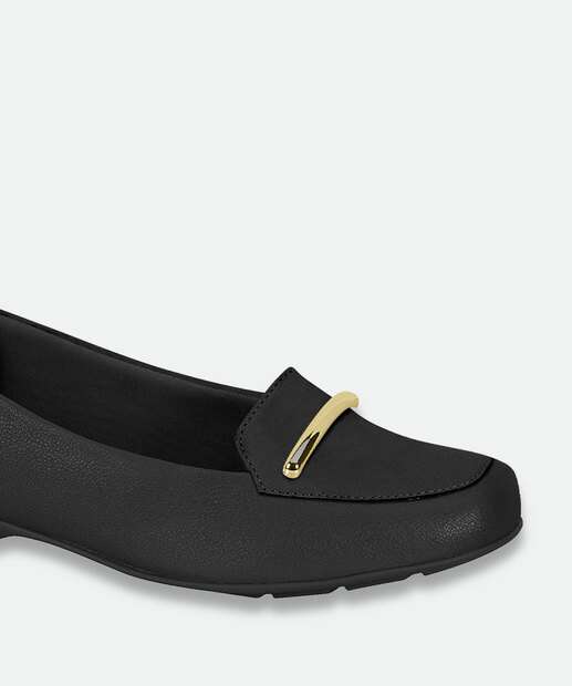 Mocassim Loafer Feminino Modare Preto