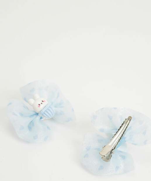 Kit 2 Peças Presilhas De Cabelo Infantil Marisa