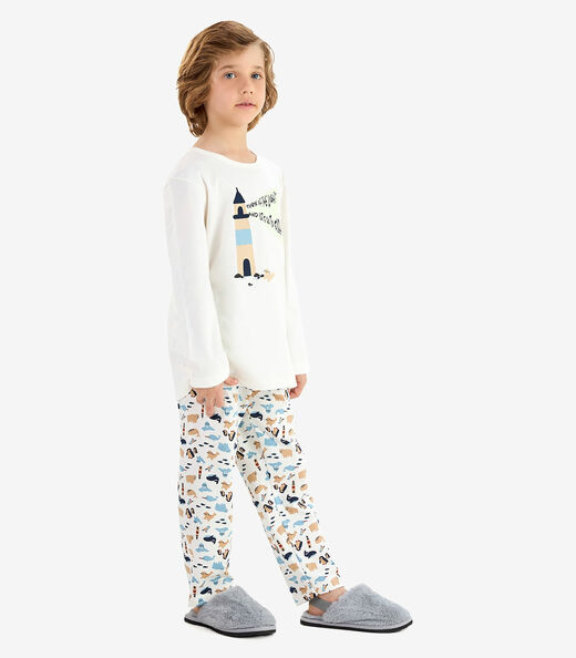 Image_Pijama em Meia Malha Rovi Kids Bege