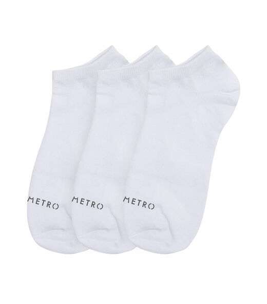 Image_Kit 3 Pares De Meia Soquete Adulta Diametro Branco