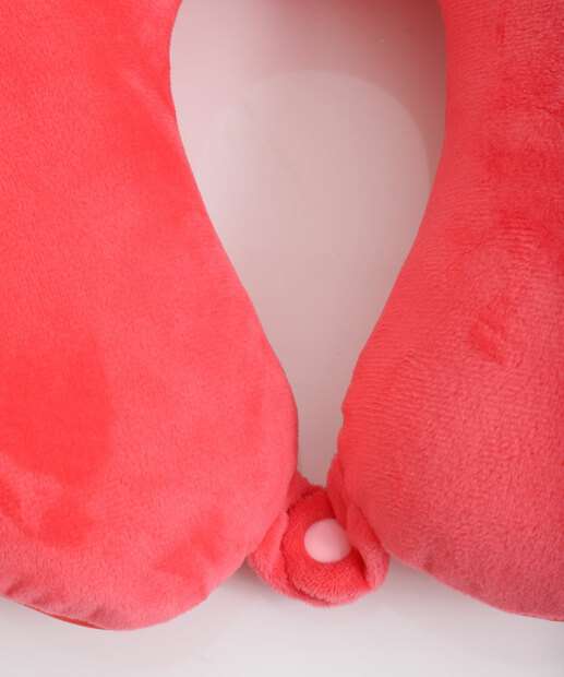 Almofada Pescoço Plush Marisa Rosa